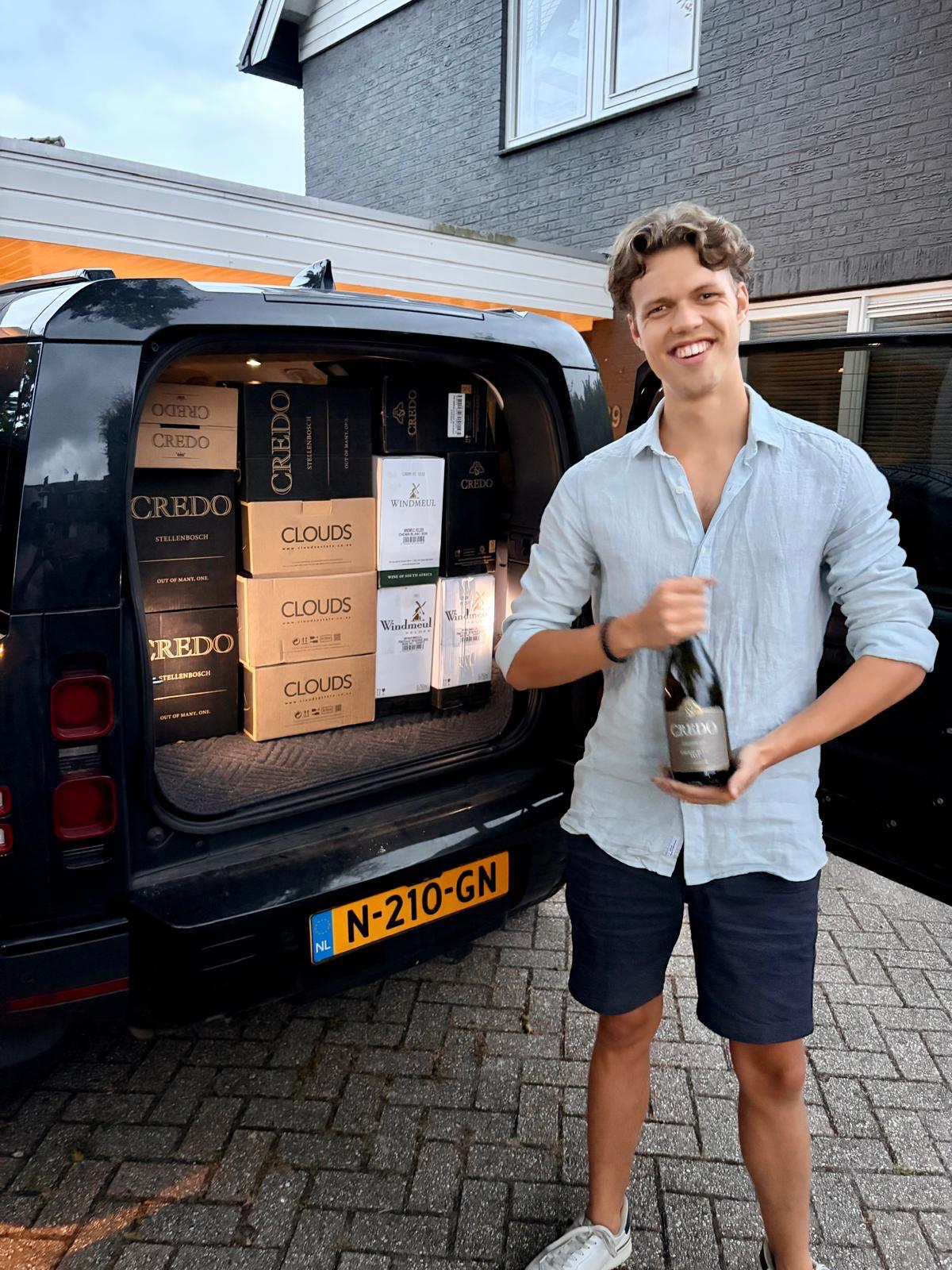 Samuel, oprichter van Sam's Wine